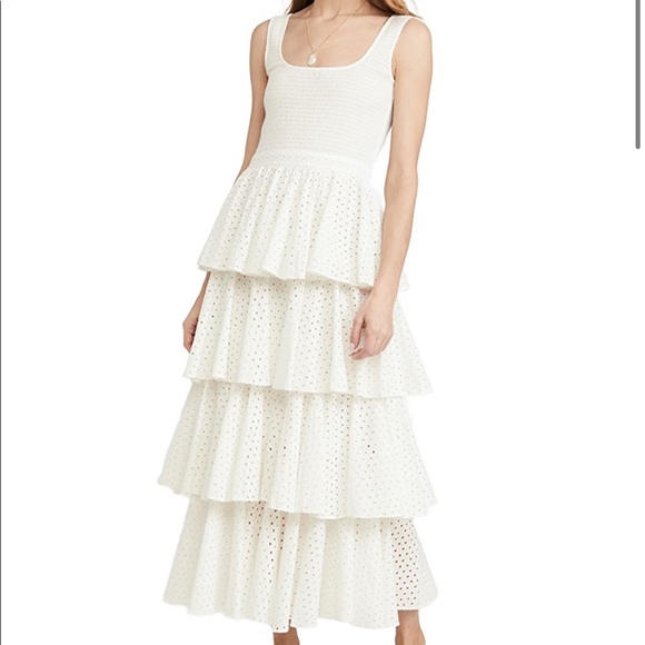 Rhode Naomi Eyelet White dress - Picture 1 of 5